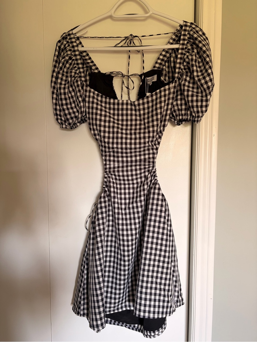 BEGINNING BOUTIQUE Penelope mini dress- Gingham